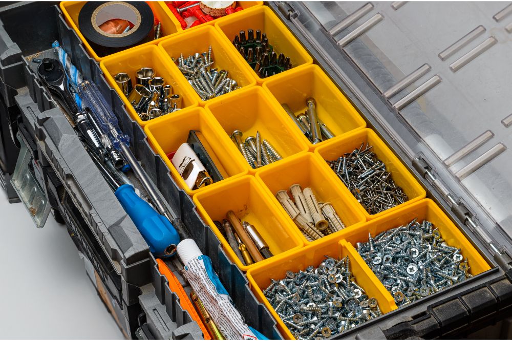 DIY Tool Box Organizer - DIY Building Tools